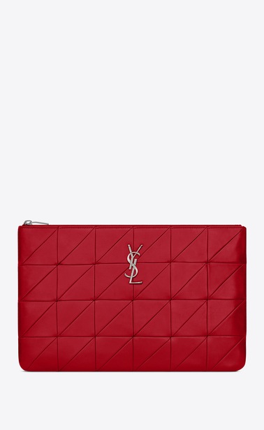 jamie document holder "carré rive gauche" in lambskin